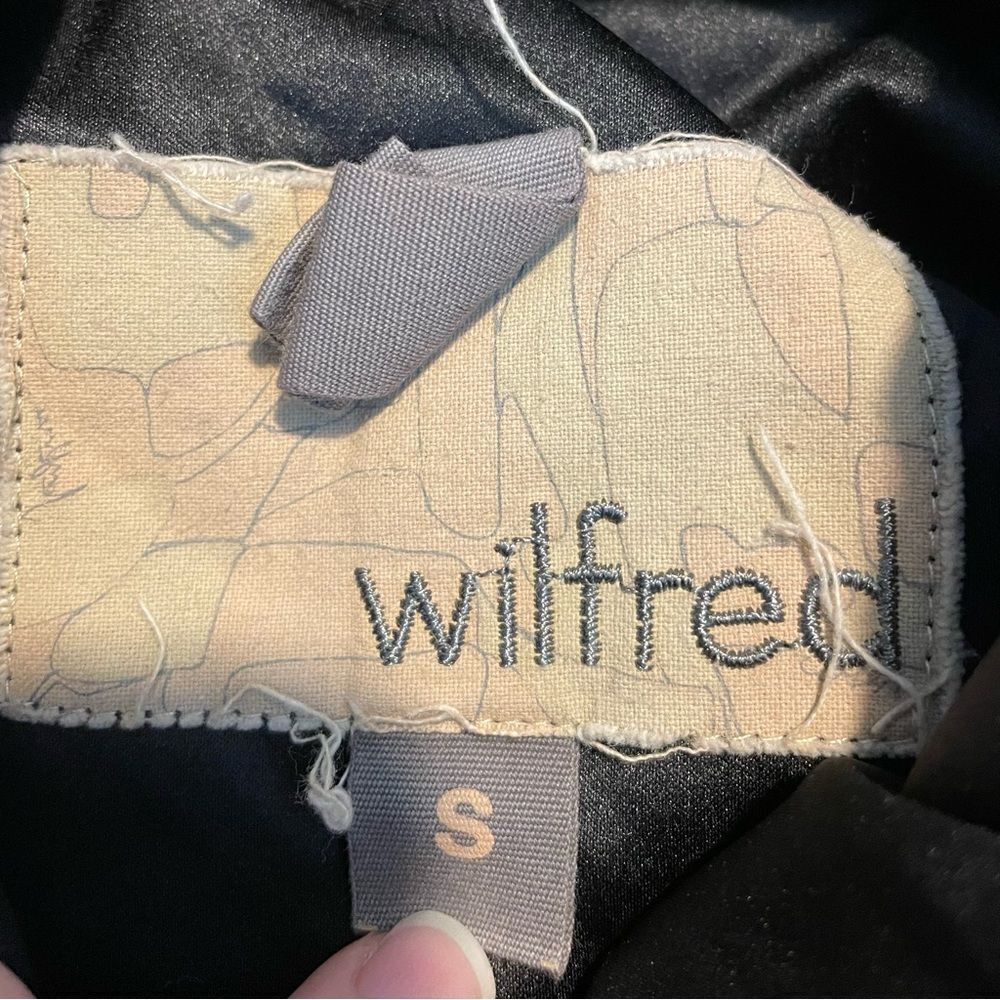 Wilfred Down Cloud Puff Jacket Coat Black Size S - image 6